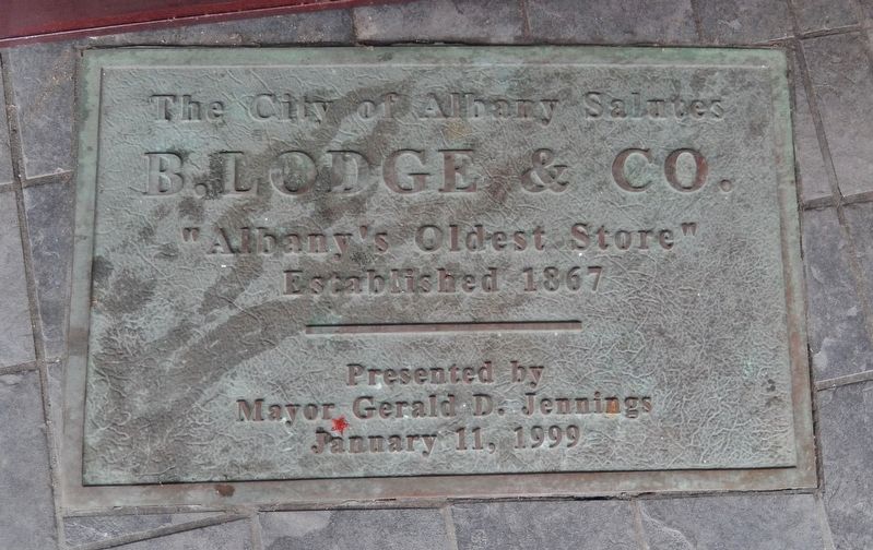 B. Lodge & Company Marker. Click for full size. B. Lodge & Company Marker image. Click for full size.