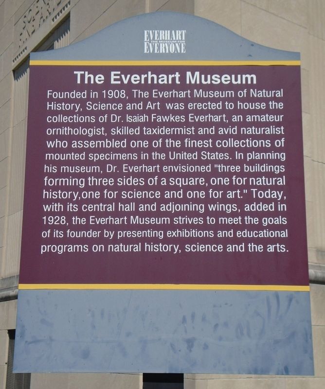 The Everhart Museum Marker image. Click for full size.