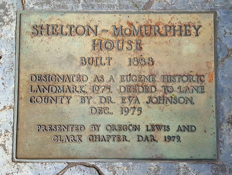 Shelton - McMurphey House Marker. Click for more information. Shelton - McMurphey House Marker image. Click for more information.