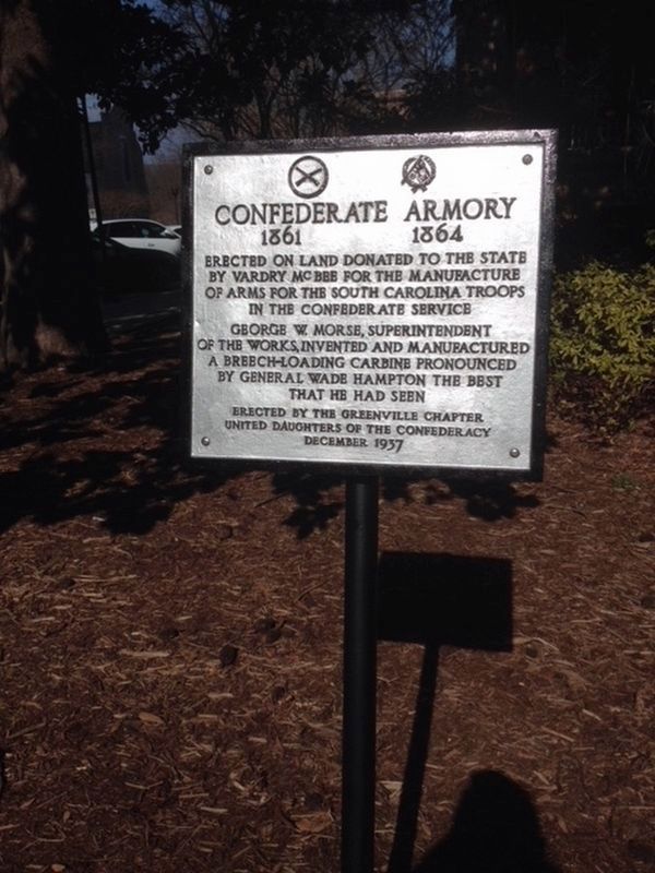 Confederate Armory Marker image. Click for full size.