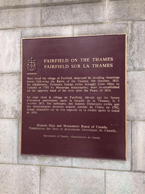 Fairfield on the Thames / The Fairfield Mission Marker image. Click for full size.