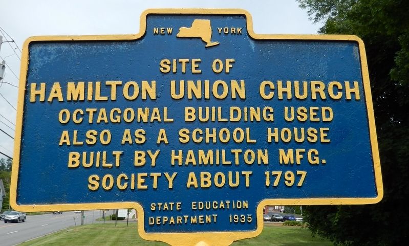 Site of Hamilton Uniton Church Marker image. Click for full size.
