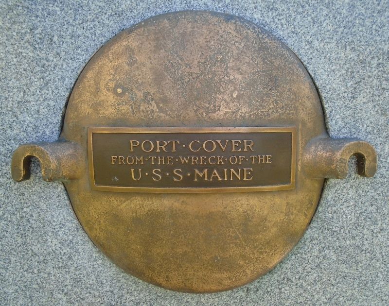 The Battleship Maine Memorial Port Cover image. Click for full size.