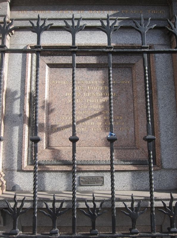Marian Martyrs Marker. Click for full size. Marian Martyrs Marker image. Click for full size.