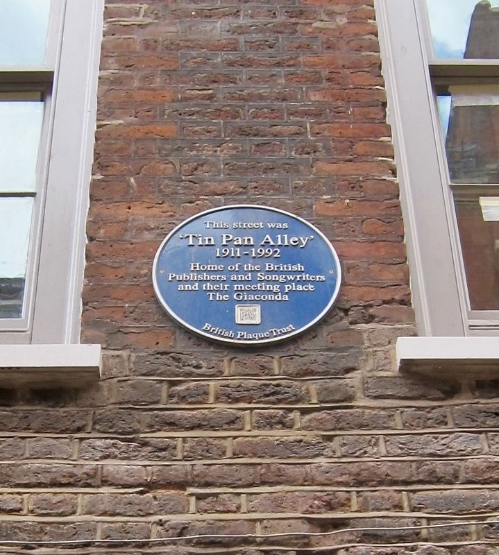 Tin Pan Alley Marker. Click for full size. Tin Pan Alley Marker image. Click for full size.