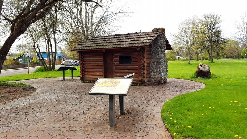 The Applegate Trail Markers. Click for full size. The Applegate Trail Markers image. Click for full size.