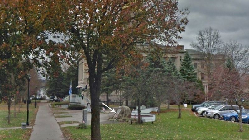 American Revolutionary War Memorial (<i>wide view; marker visible on boulder near center</i>). Click for full size. American Revolutionary War Memorial (<i>wide view; marker visible on boulder near center</i>) image. Click for full size.