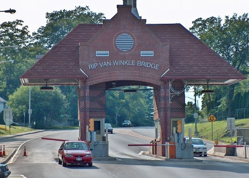 Rip Van Winkle Bridge Toll Gate image. Click for full size.