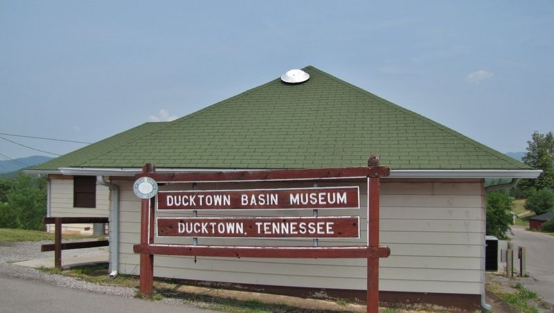 Ducktown Basin Museum / Former Burra Burra Mine Superintendent's Office (<i>near marker</i>) image. Click for full size.