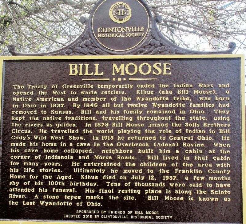 Bill Moose Marker image. Click for full size.