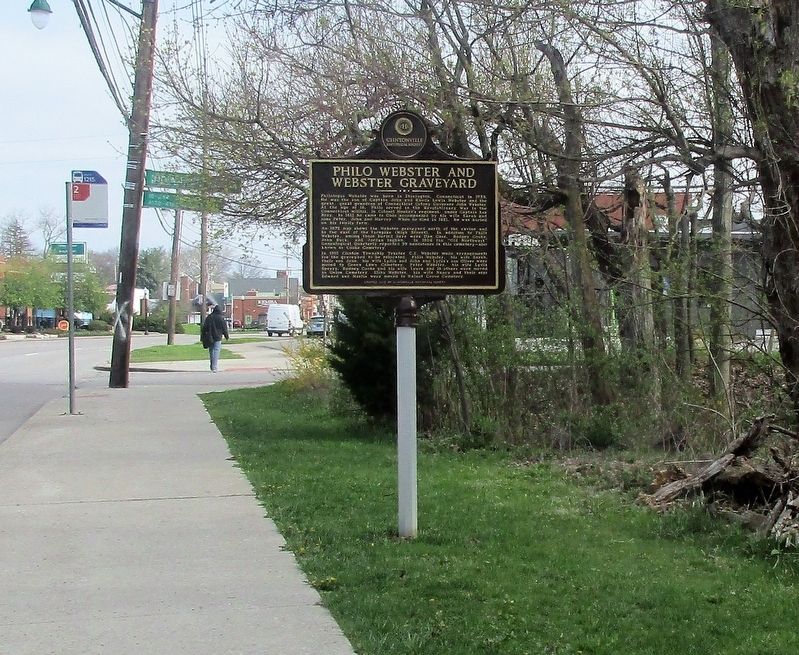 Philo Webster Marker. Click for full size. Philo Webster Marker image. Click for full size.