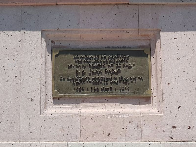Pope John Paul II's Visit to San Juan de Lagos Marker. Click for full size. Pope John Paul II's Visit to San Juan de Lagos Marker image. Click for full size.