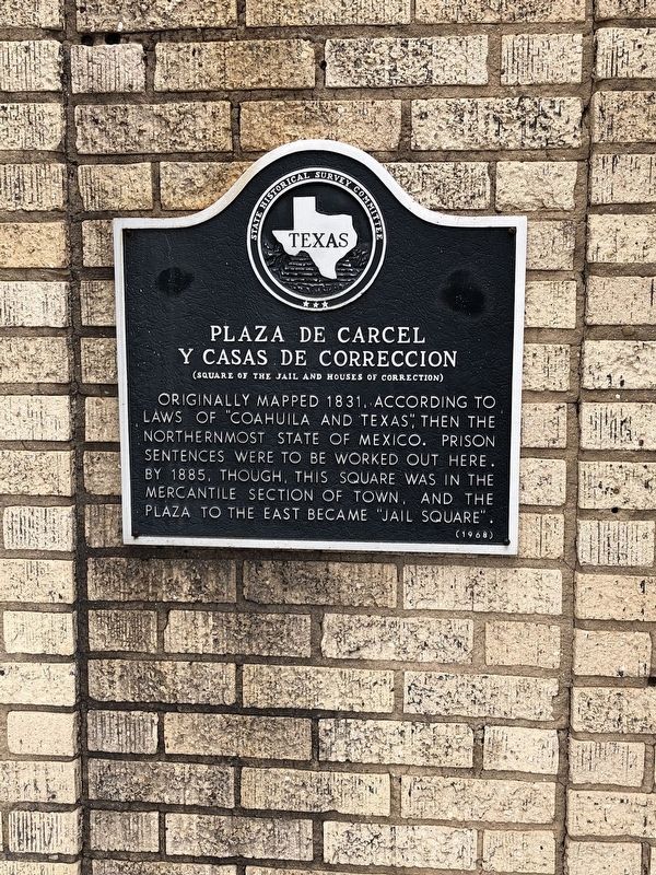 Plaza de Carcel y Casas de Correccion Marker. Click for full size. Plaza de Carcel y Casas de Correccion Marker image. Click for full size.