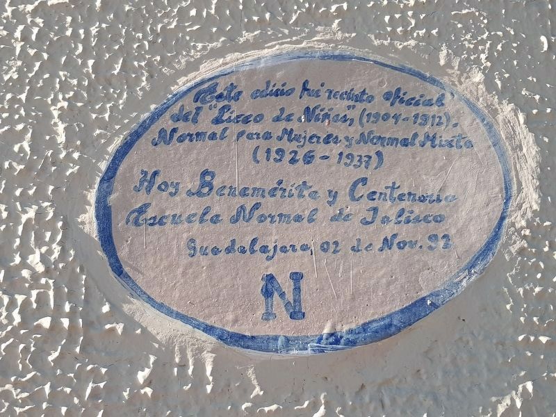 An additional marker on the Ex-Convent of Saint Mary of Grace image. Click for full size.