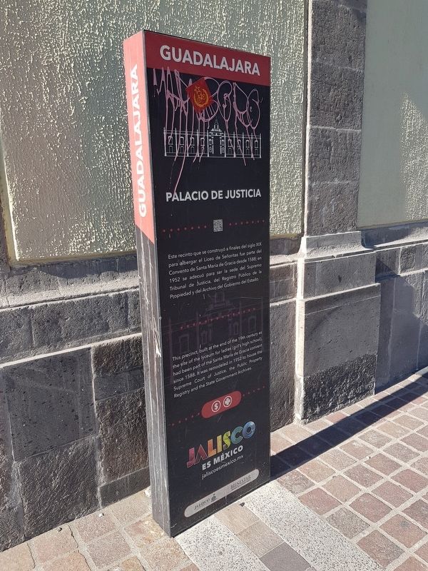 The Justice Building Marker. Click for full size. The Justice Building Marker image. Click for full size.