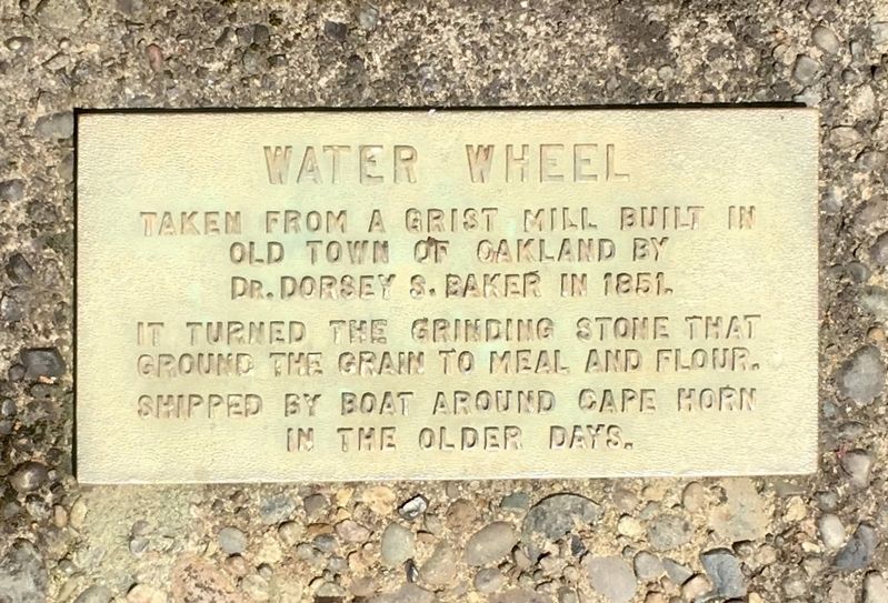 Water Wheel Marker image. Click for full size.