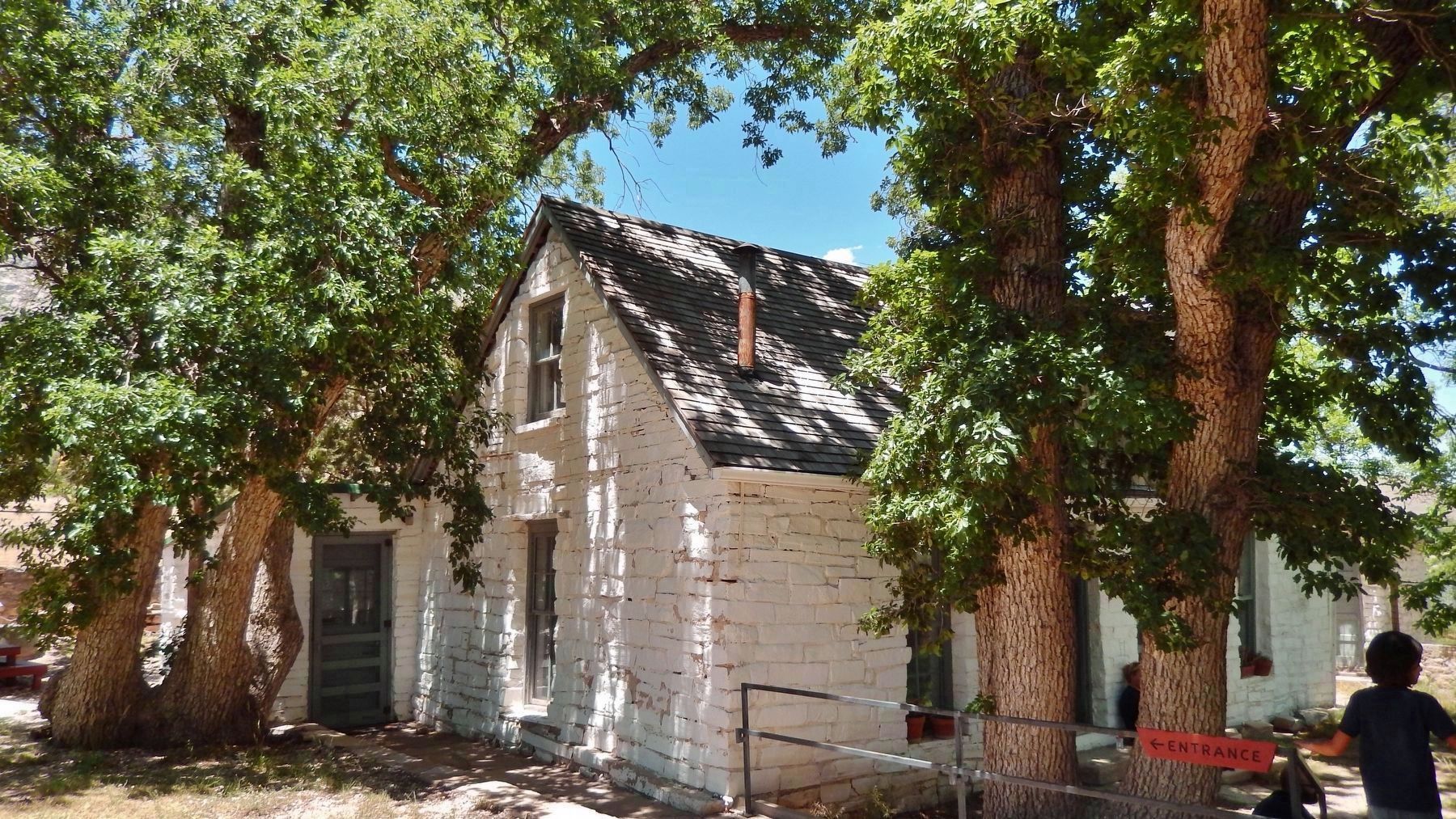 Frijole Ranch (<i>front corner view</i>). Click for full size. Frijole Ranch (<i>front corner view</i>) image. Click for full size.