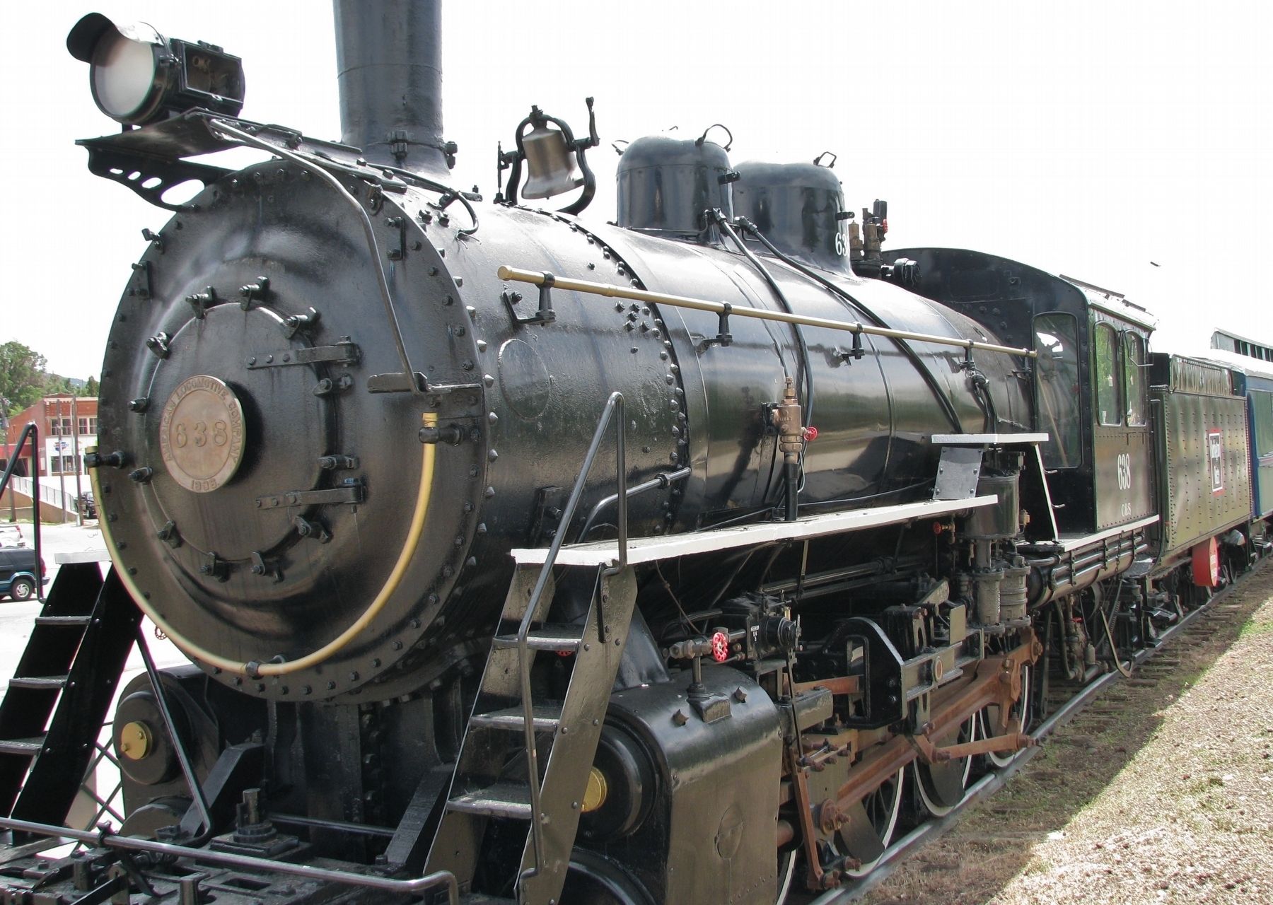 Colorado & Southern R.R. Locomotive #638 image. Click for full size.