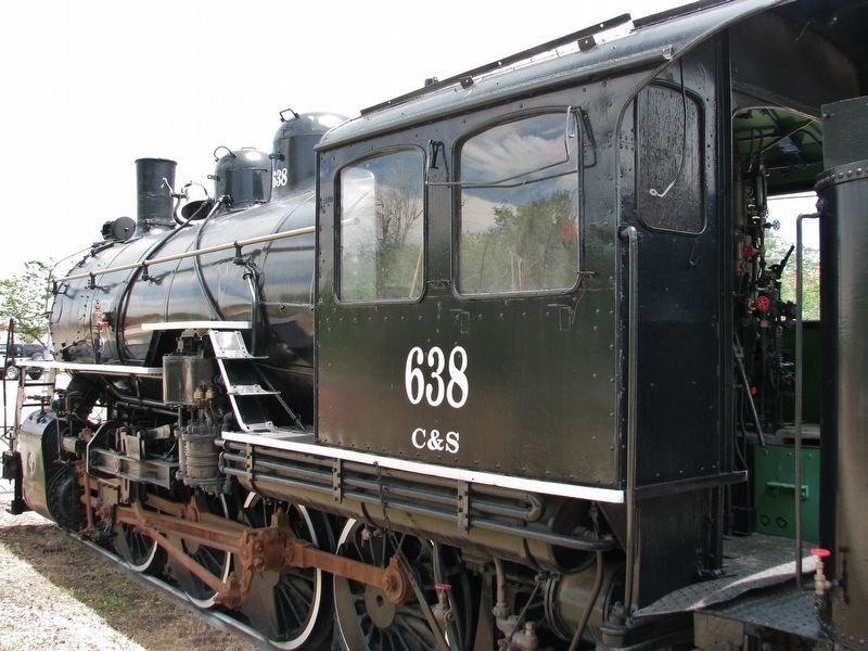Colorado & Southern R.R. Locomotive #638 (<i>cab view</i>). Click for full size. Colorado & Southern R.R. Locomotive #638 (<i>cab view</i>) image. Click for full size.