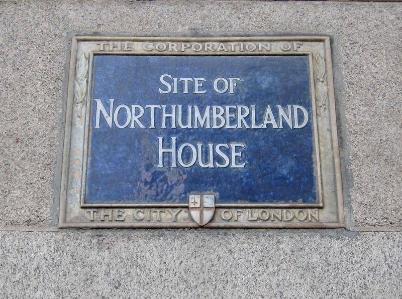 Northumberland House Marker. Click for full size. Northumberland House Marker image. Click for full size.
