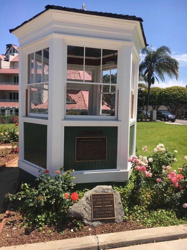 Coronado Ferryboat Terminal Marker. Click for full size. Coronado Ferryboat Terminal Marker image. Click for full size.