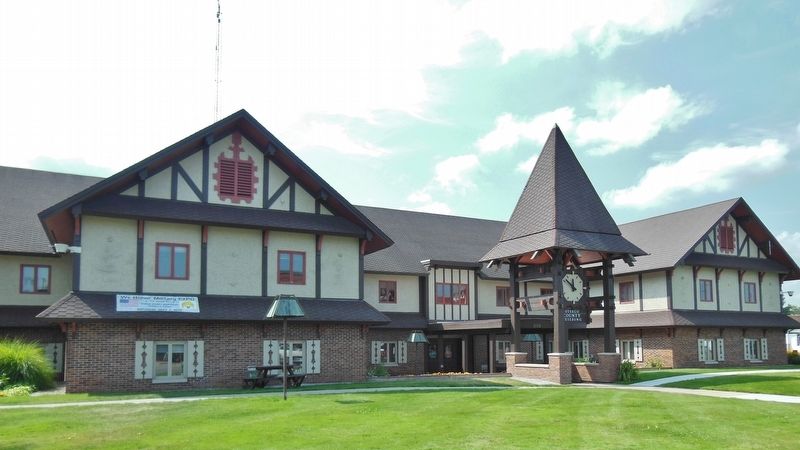 Otsego County Courthouse (<i>view from near marker</i>). Click for full size. Otsego County Courthouse (<i>view from near marker</i>) image. Click for full size.