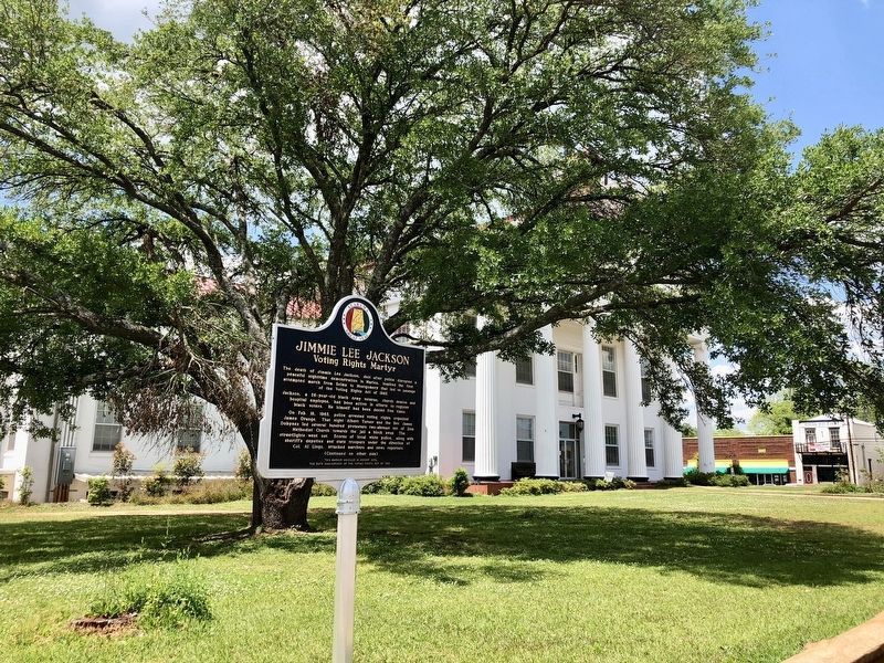 Marker at the Perry County Courthouse.. Click for full size. Marker at the Perry County Courthouse. image. Click for full size.