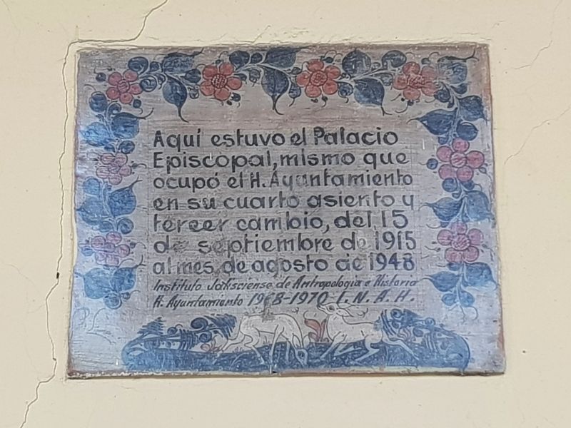 The Episcopal Palace and City Council Marker image. Click for full size.