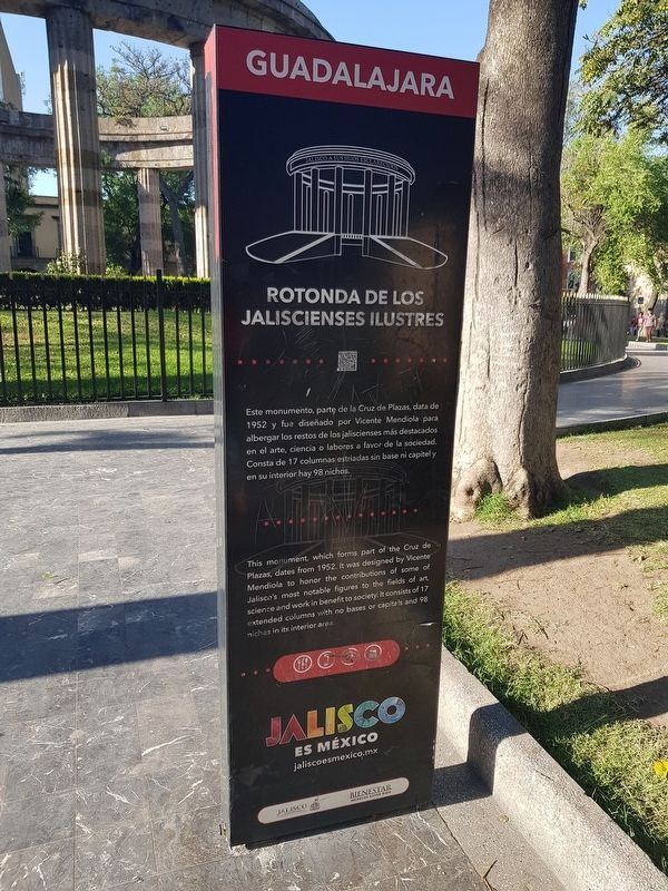 Rotunda of Jaliscos Illustrious Marker image. Click for full size.