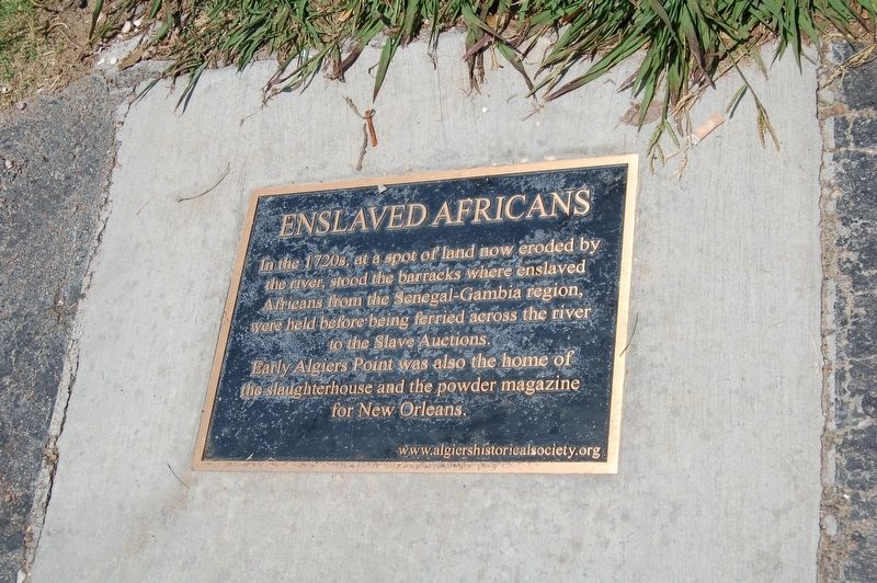 Enslaved Africans Marker. Click for full size. Enslaved Africans Marker image. Click for full size.