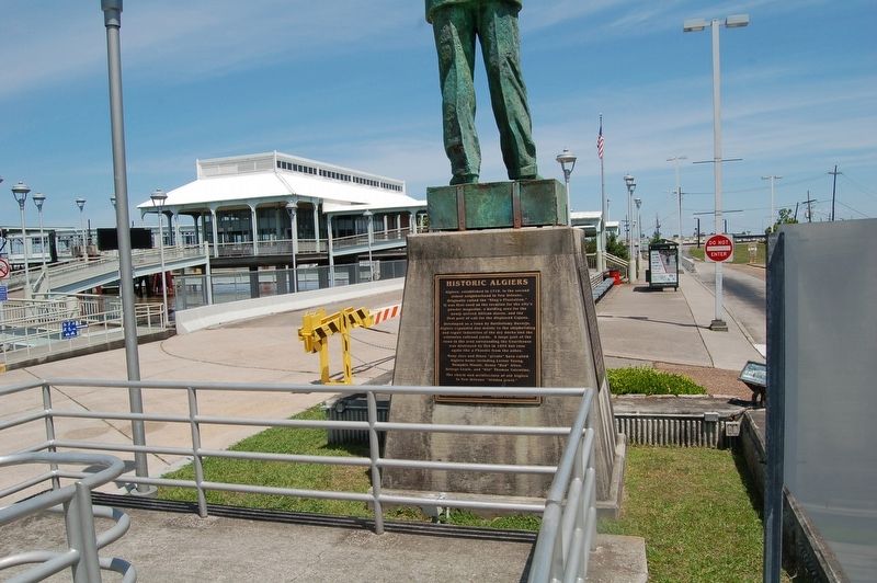 Historic Algiers Marker. Click for full size. Historic Algiers Marker image. Click for full size.