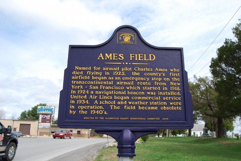 Ames Field Marker image. Click for full size.