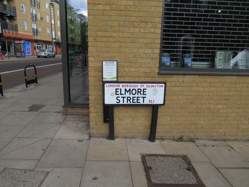 First World War Islington 1914-1918 Marker. Click for full size. First World War Islington 1914-1918 Marker image. Click for full size.