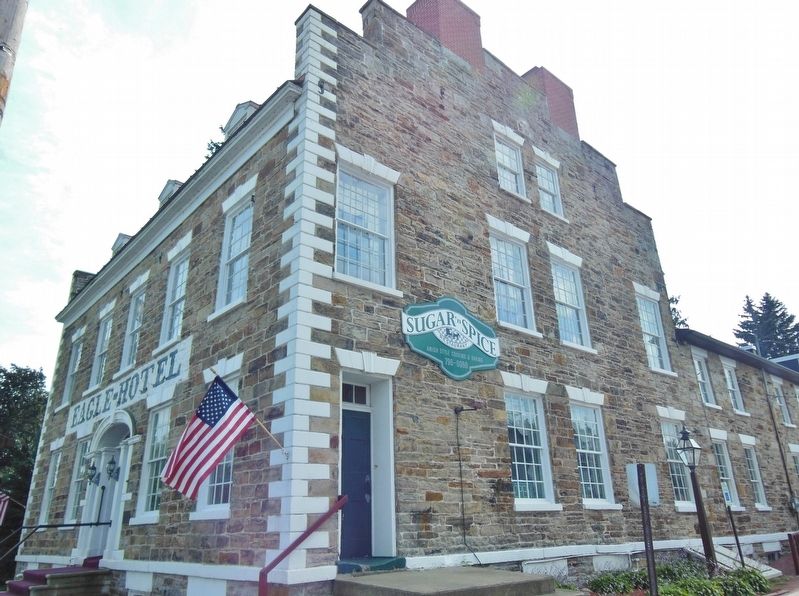 Eagle Hotel (<i>wide view</i>). Click for full size. Eagle Hotel (<i>wide view</i>) image. Click for full size.