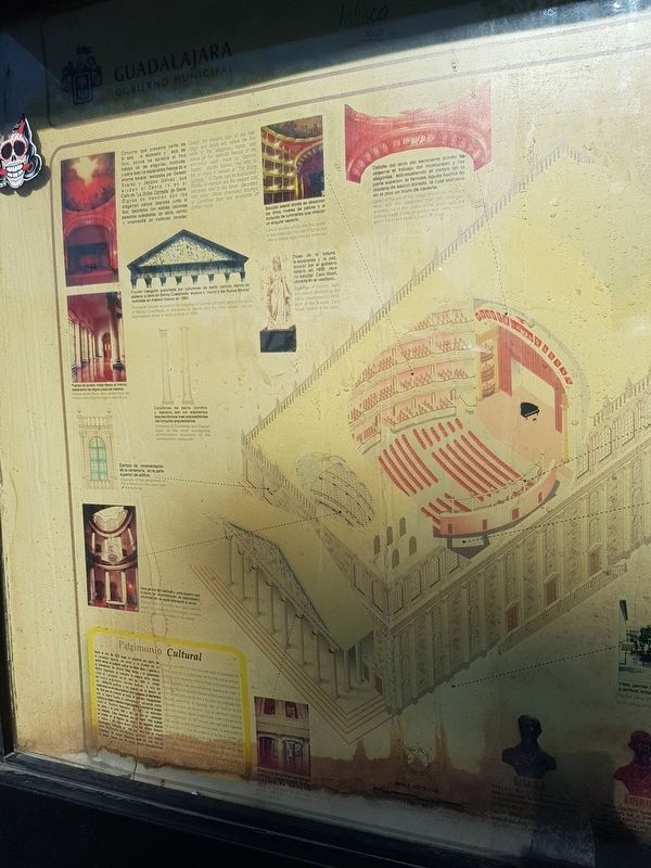 The Degollado Theater Marker. Click for full size. The Degollado Theater Marker image. Click for full size.
