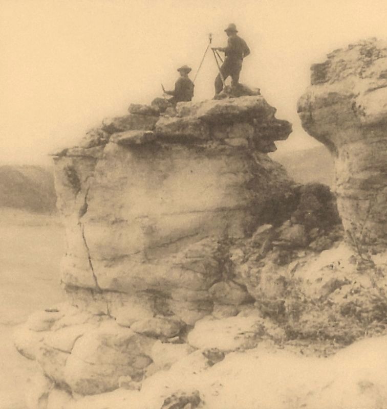 Marker detail: Surveying in the high country. Click for full size. Marker detail: Surveying in the high country image. Click for full size.