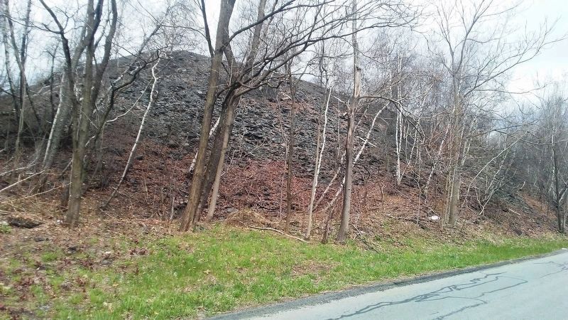 Pancoast Mine Culm Pile on Pancoast Street between Dimmick Street and Allegheny Court image. Click for full size.