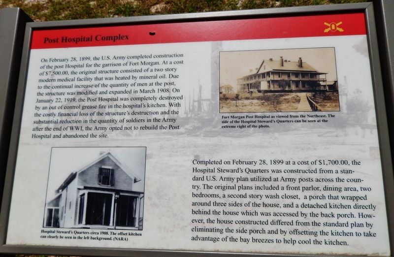 Post Hospital Complex Marker. Click for full size. Post Hospital Complex Marker image. Click for full size.