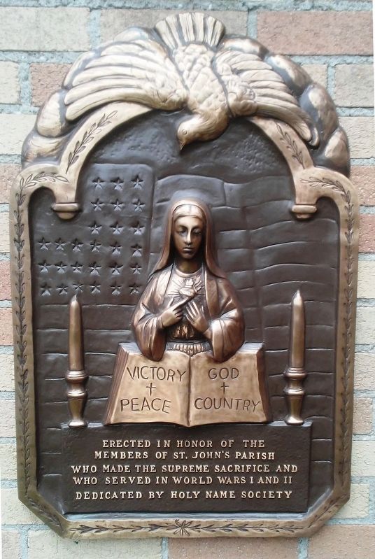 World Wars Memorial Marker. Click for full size. World Wars Memorial Marker image. Click for full size.