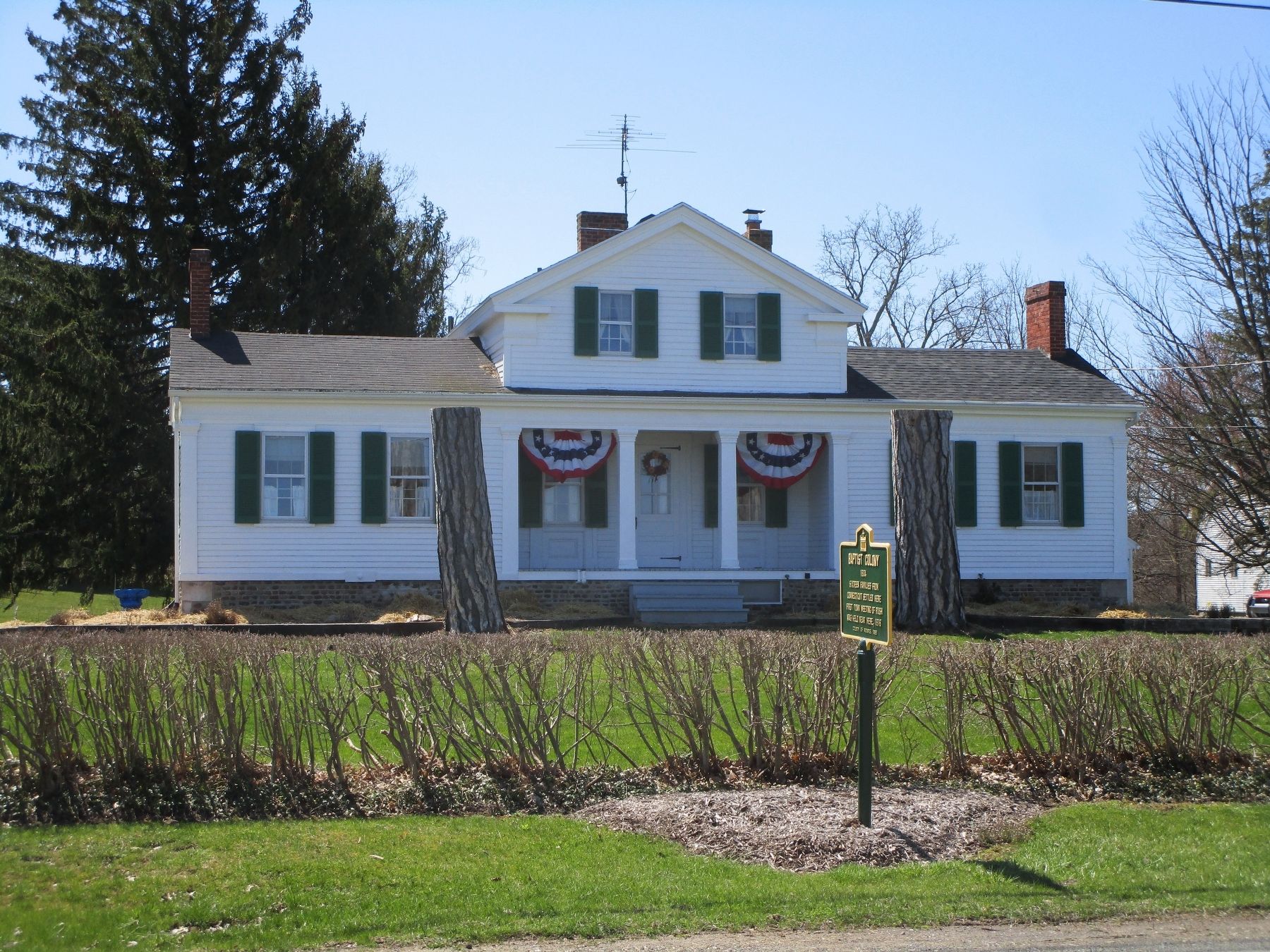 Baptist Colony Marker & Site. Click for full size. Baptist Colony Marker & Site image. Click for full size.