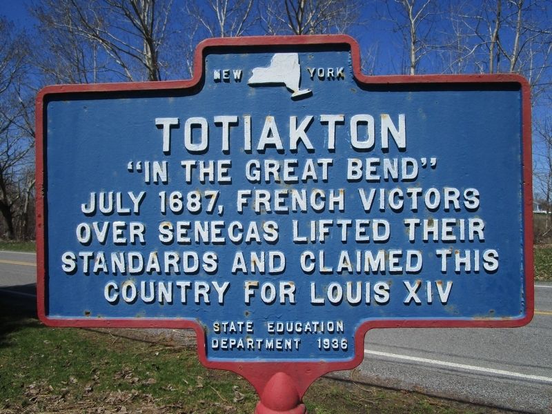 Totiakton Marker image. Click for full size.