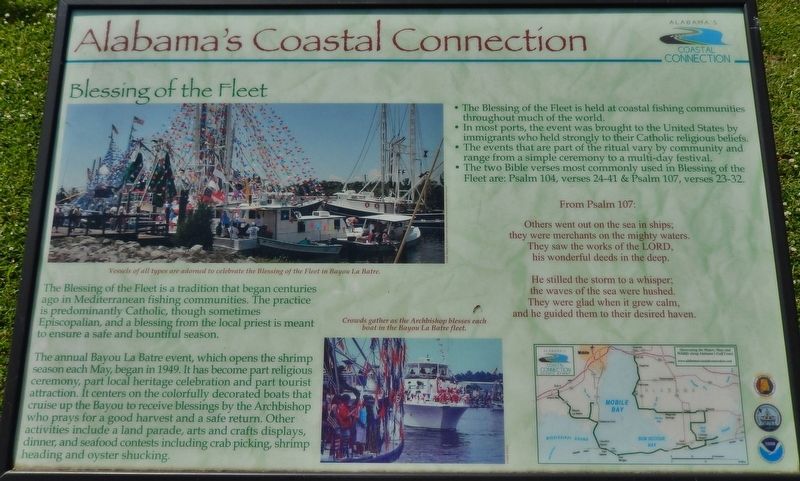Alabama's Coastal Connection Marker image. Click for full size.