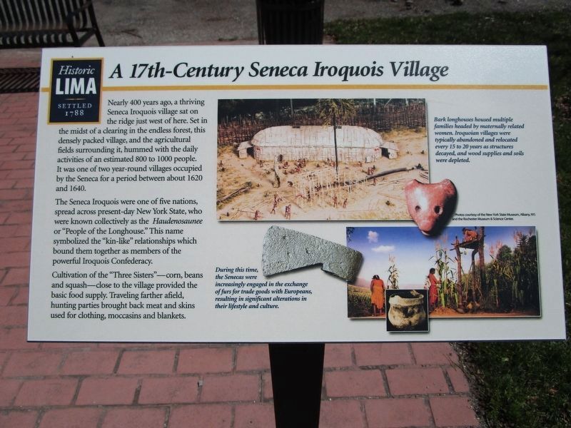 A 17th-Century Iroquois Village Marker image. Click for full size.