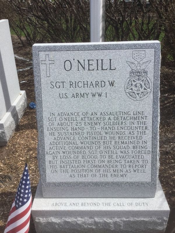 O'Neill, Sgt. Richard W. Marker image. Click for full size.