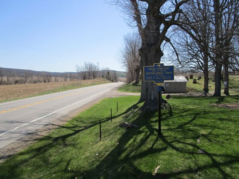 Union Cemetery Marker. Click for full size. Union Cemetery Marker image. Click for full size.