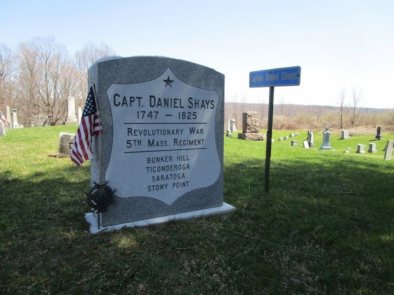 Capt. Daniel Shays Gravesite image. Click for full size.