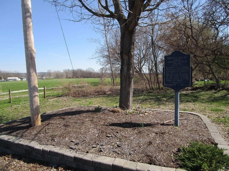Genesee Valley Canal Marker image. Click for full size.