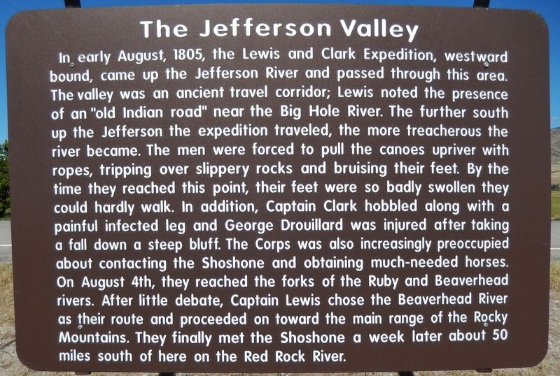 The Jefferson Valley Marker image. Click for full size.