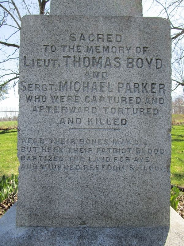 Groveland Ambuscade Monument - Front image. Click for full size.