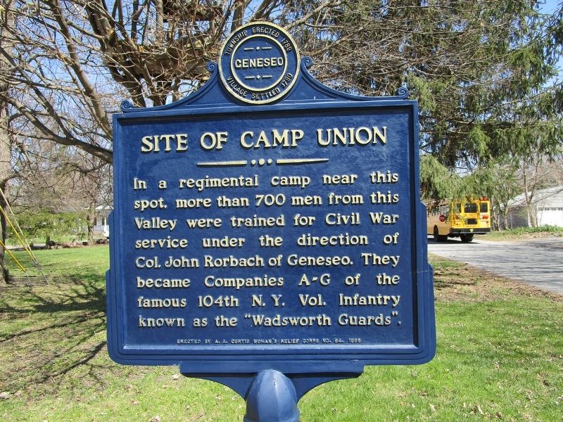 Site of Camp Union Marker image. Click for full size.